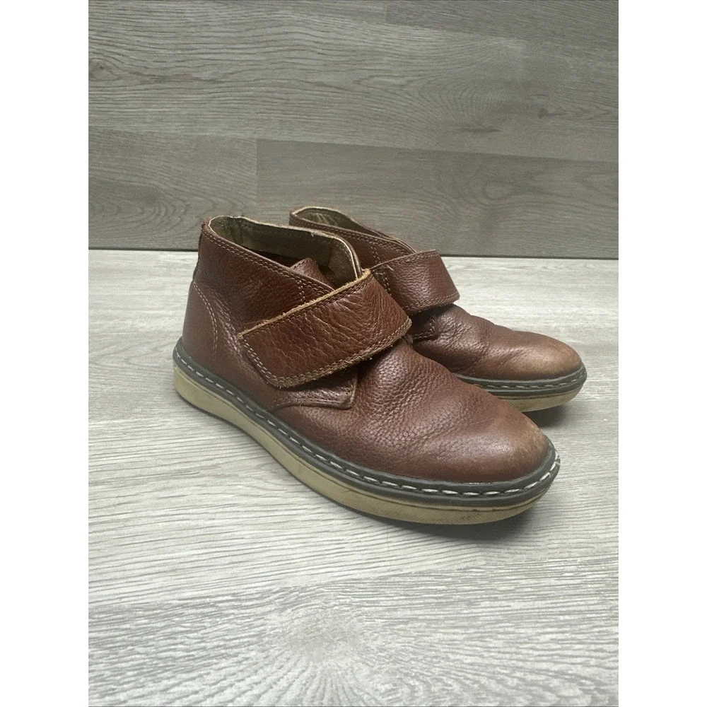 Johnston & Murphy Kids Boys Mcguffey Chukka Sneaker Brown Full Grain Size 10M‎